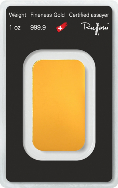31,1 Gramm (1 oz) Goldbarren