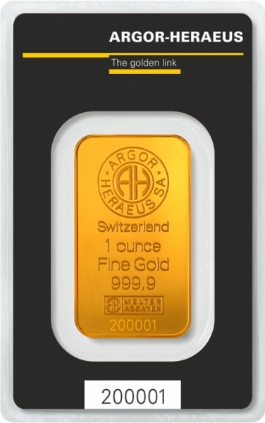 31,1 Gramm (1 oz) Goldbarren